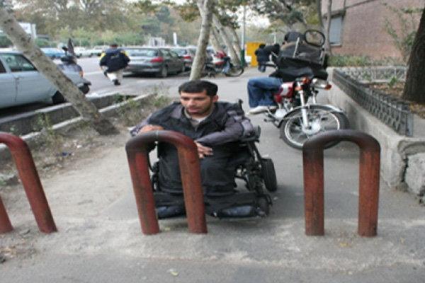 فضاهای شهری در قزوین برای معلولان باید مناسب سازی گردد