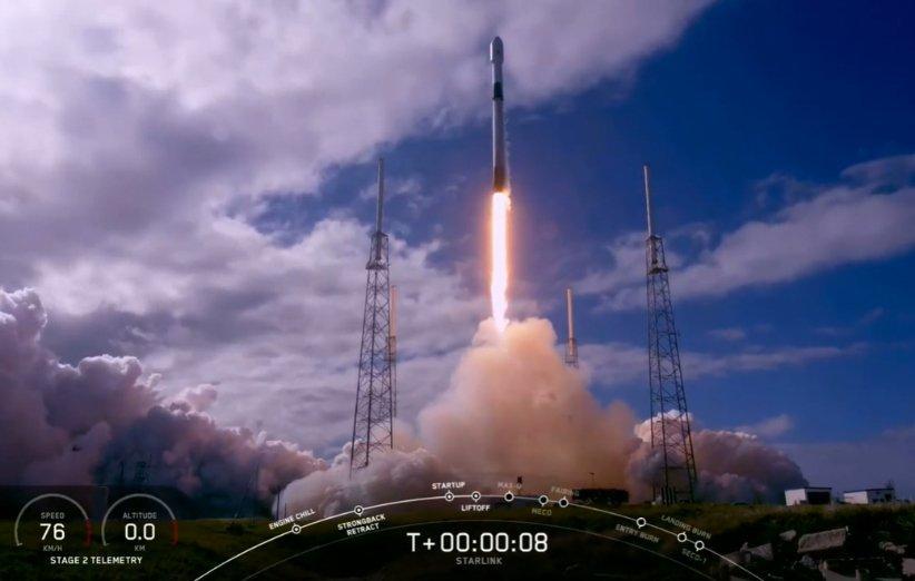 پرتاب دومین سری از ماهواره های استارلینک اسپیس ایکس